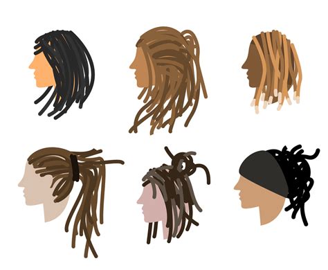 Dreadlocks Vector At Collection Of Dreadlocks Vector Free For Personal Use