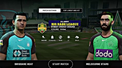 Let S Play Match 1 Brisbane Heat Vs Melbourne Stars BBL 2023