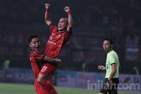 Foto Gol Semata Wayang Rico Menangkan Persija Atas Ratchaburi FC