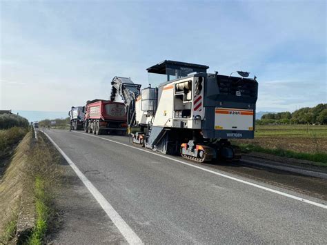 Anas Al Via I Lavori Di Nuova Pavimentazione Lungo La Ss Venafrana