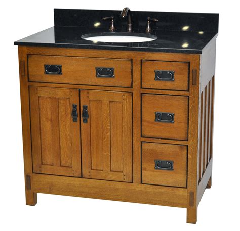 Quarter Sawn Oak Bathroom Vanity Everything Bathroom