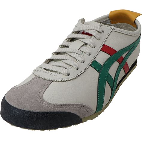 Onitsuka Tiger Mexico 66 Birch Green Ankle High Leather Sneaker 10m