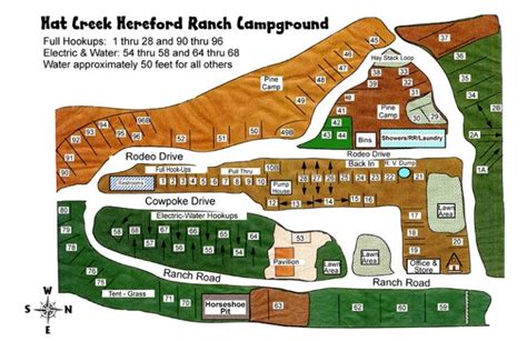 Hat Creek Hereford Ranch Rv Park And Campground Hat Creek Ca Gps