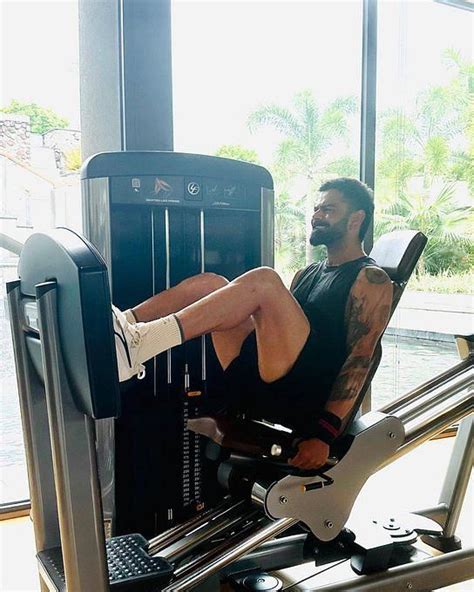 "Everyday should be a leg day" - Virat Kohli shares pictures from his ...