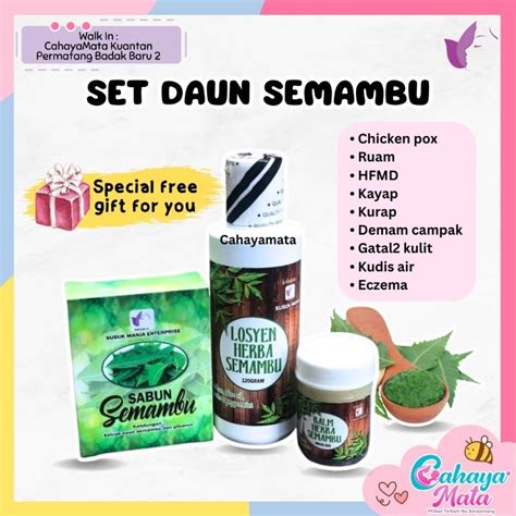 Set Semambu SME Sabun Semambu Losyen Semambu Neem Soap Neem