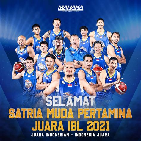 Satria Muda Pertamina Juara IBL 2021 JAK 101 FM