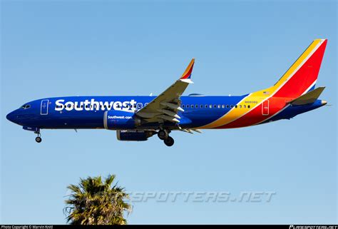 N Q Southwest Airlines Boeing Max Photo By Marvin Knitl Id