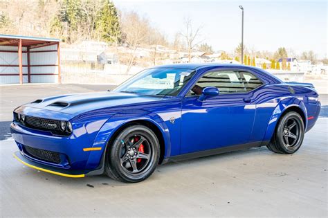 18 Mile 2022 Dodge Challenger SRT Super Stock For Sale On BaT Auctions