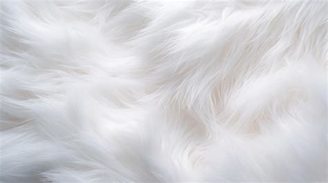 Premium Photo | White fur texture background