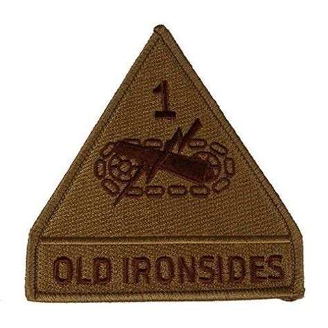 Us Army 1st First Armored Division Ad Old Ironsides Patch Veteran