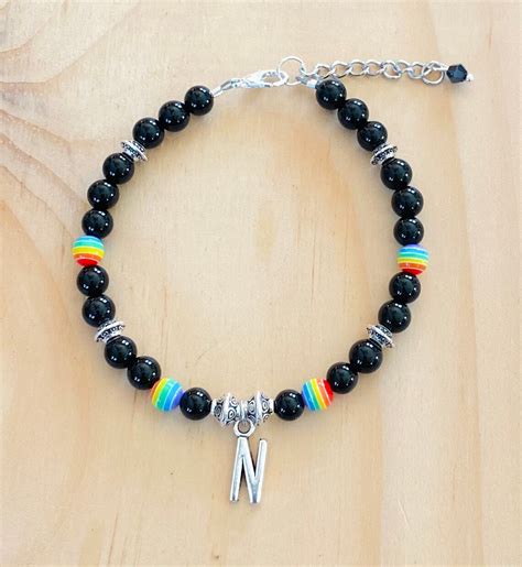 Lgbt Couples Bracelet Lgbt Rainbow Bracelet Pride Bracelet Etsy