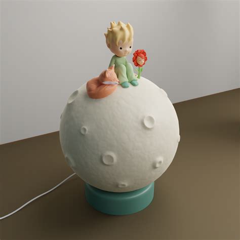 Archivo Stl L Mpara El Principito Lampe Le Petit Prince Modelo