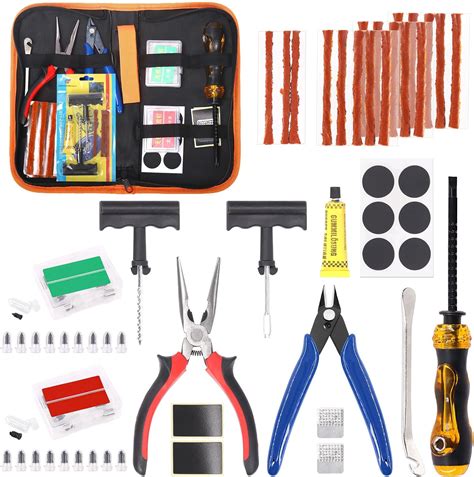 Amazon Rustark 56Pcs Tire Repair Tool Kit Heavy Duty Tire Patch