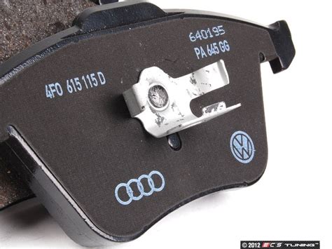 Genuine Volkswagen Audi 4F0698151D Front Brake Pad Set 4F0 698 151 D