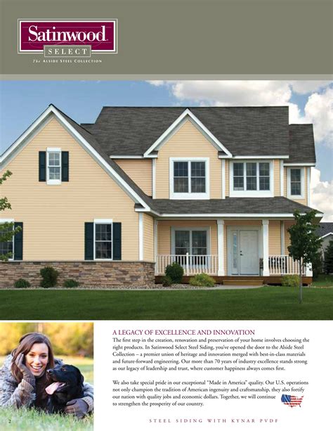 Alside Catalogs Satin Wood Select Steel Siding Brochure Arcat