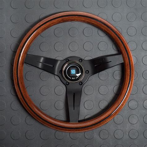 Nardi Deep Corn Steering Wheel 330mm Wood With Black Spokes