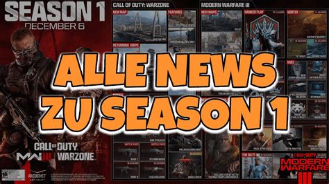 Das erwartet euch bei Season 1 Infos zum Update nächste woche CoD