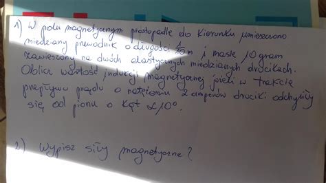 Reguła Lewej Dłoni 1