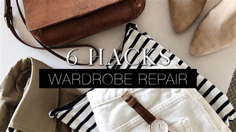 6 Wardrobe Repair Hacks You Need To Know Fix Your Wardrobe Series Youtube