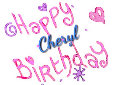 Happy Birthday Cheryl GIF 10