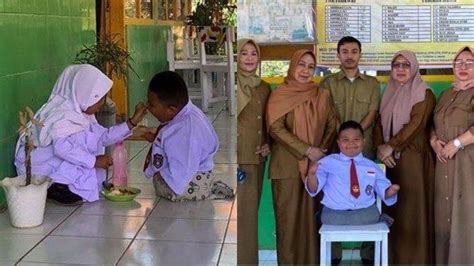 Sekolah Ikut Ketiban Rejeki Reski Bocah Sd Tak Punya Kaki Dan Tangan