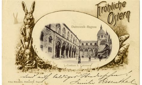 Rediscovering Dubrovnik's Easter Heritage Through Vintage Postcards ...