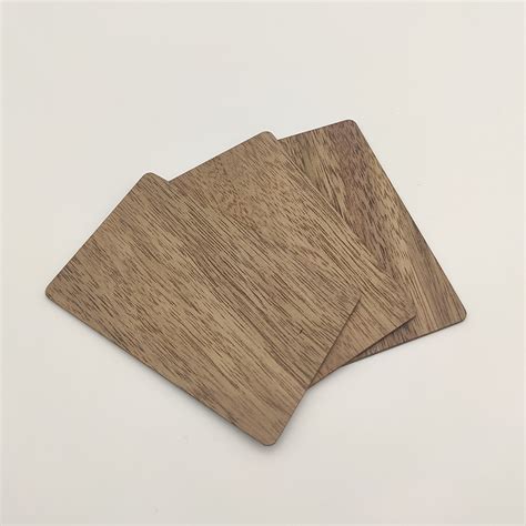 Rfid Iso14443a 13 56mhz Bamboo Wood Business Cards Rfid Nfc Wooden Hotel Key Card Rfid Wood