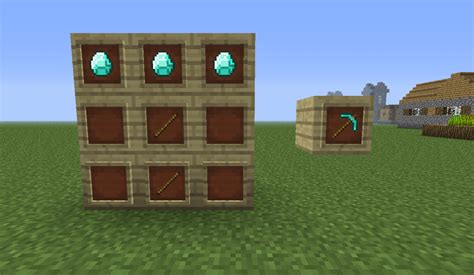 [Detail] How to show crafting recipes with item frames : Minecraft