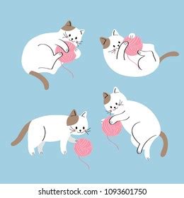 Cat Playing Yarn Royalty Free Photos And Stock Images Shutterstock