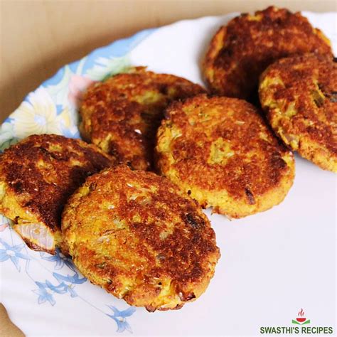 Paneer Cutlet Paneer Tikki Snack Swasthis Recipes