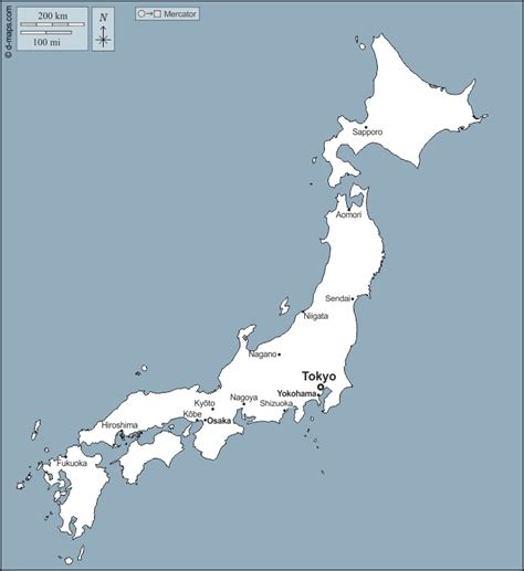 Japan Cities Map, Major Cities In Japan Time Zone Map,, 59% OFF