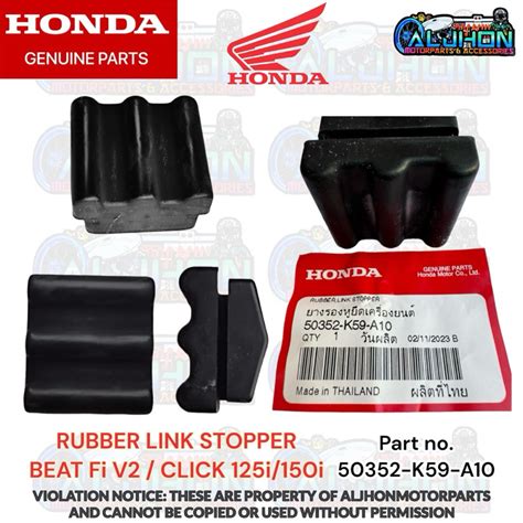 BEAT Fi V2 CLICK 125i 150i RUBBER LINK STOPPER 50352 K59 A10 HONDA