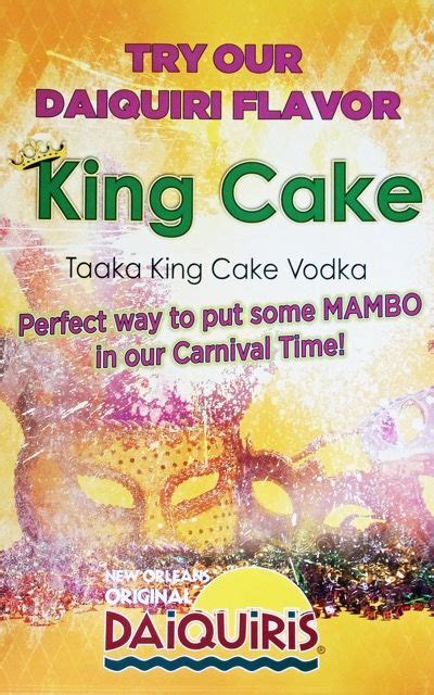 Everypost Cake Vodka King Cake Daiquiri