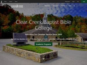 Clear Creek Baptist Bible College Ranking