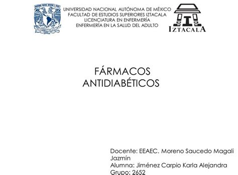 Fármacos Antidiabéticos Karla Alejandra uDocz