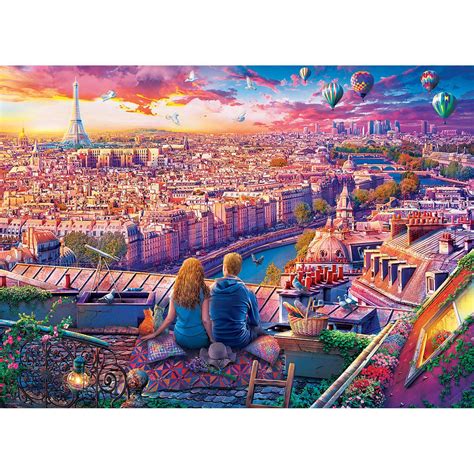 Puzzle Pi Ces Les Toits De Paris Eurographics Rue Des Puzzles