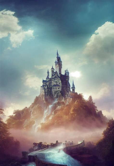 Fantasy Castle Fantasy Landscape Art Elven Castle Dragon Castle