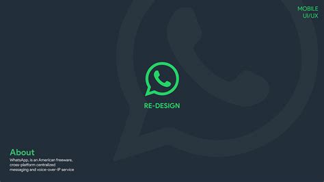 Whatsapp Ui Ux Redesign On Behance