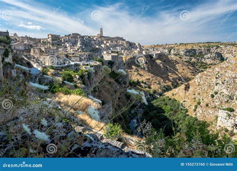 Matera En Basilicata Capital Europea De La Cultura Foto De Archivo