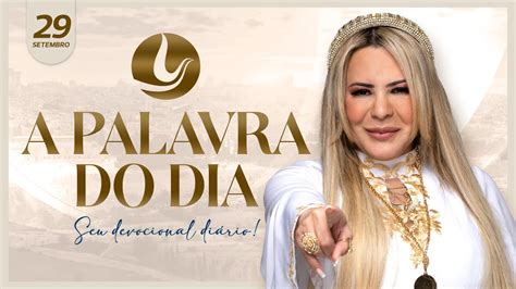 A PALAVRA DO DIA 29 SET 2023 Bispa Virginia Arruda YouTube