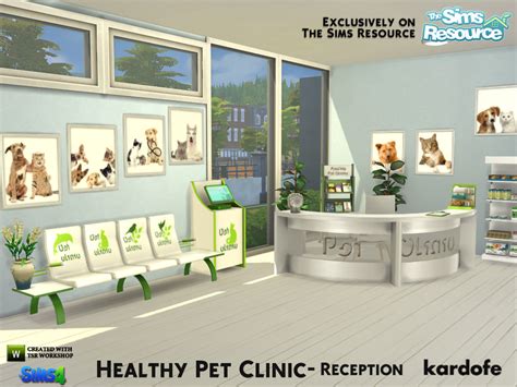 Sims 4 veterinarian cats and dogs recolor - dohon