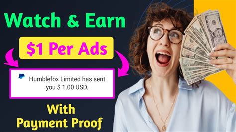 How To Get Paypal Money By Watching Video With Payment Proof Youtube