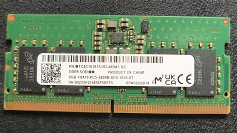 Mem Ria Micron Ddr Ram Gb Mhz Sodimm Rx Pc B Sc Xt