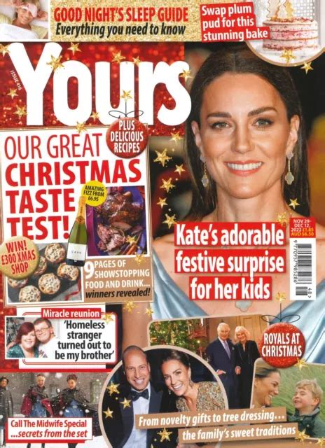 UK YOURS MAGAZINE Prinzessin Kate Middleton König Charles Königin