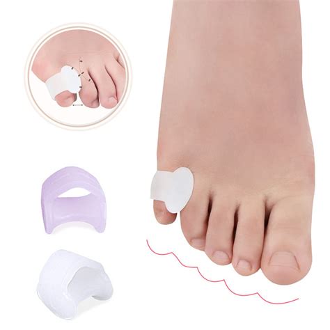 Gel Toe Separators For Overlapping Toes Hammer Toe Straightener Bunion