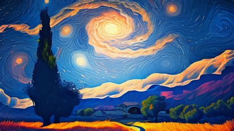 Mac Os X Lion In Van Gogh S Style Wallpapers Central