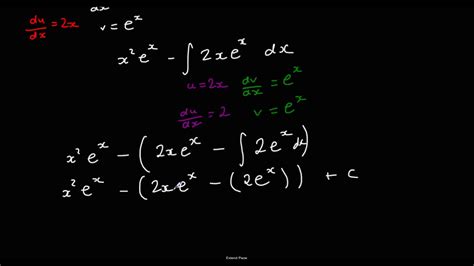 Integration By Parts Youtube