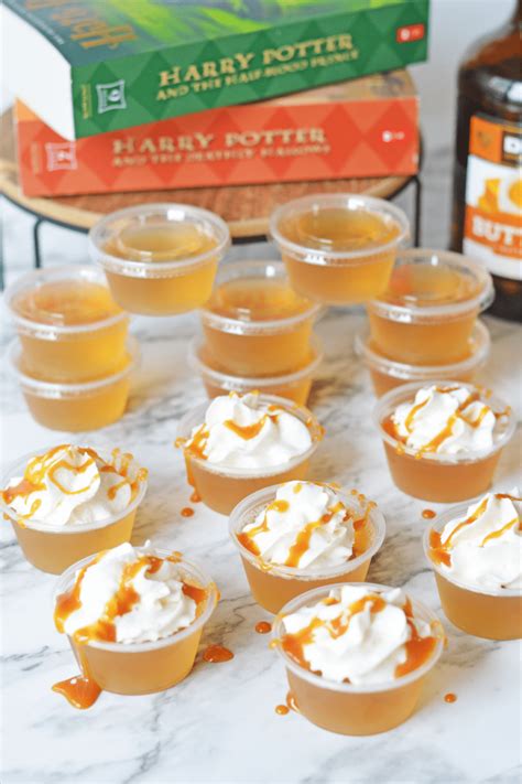 Butterbeer Jello Shots