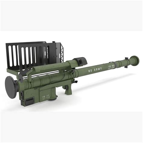 FIM 92 Stinger Missile Launcher 3D model - Download Rocket Launcher on ...