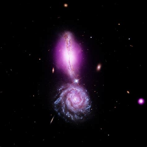 Colliding Galaxies Photograph by Nasa/science Photo Library - Pixels